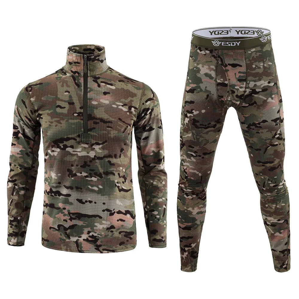 Camouflage Thermal Underwear Set Wildiscoveries
