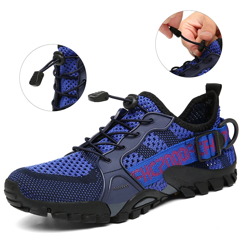 Unisex Hiking Shoes - Breathable Mesh Outdoor Non-slip Light Walking, Trekking, Beach Wading Shoes