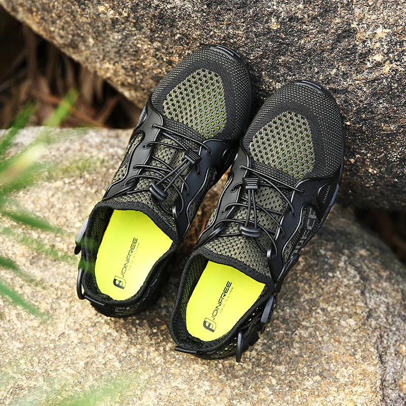 Unisex Hiking Shoes - Breathable Mesh Outdoor Non-slip Light Walking, Trekking, Beach Wading Shoes