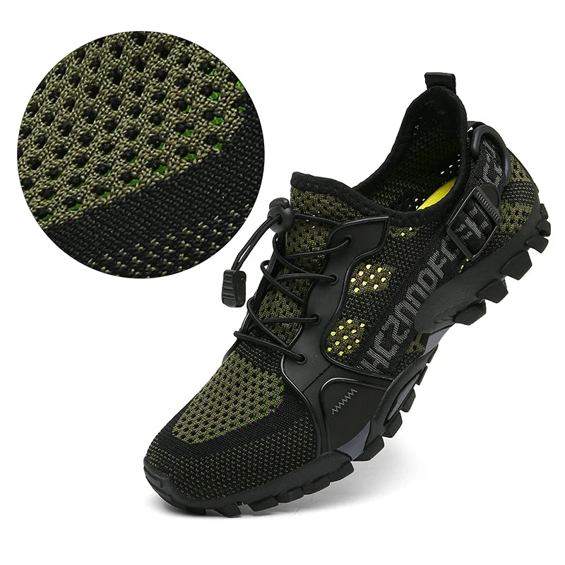 Unisex Hiking Shoes - Breathable Mesh Outdoor Non-slip Light Walking, Trekking, Beach Wading Shoes