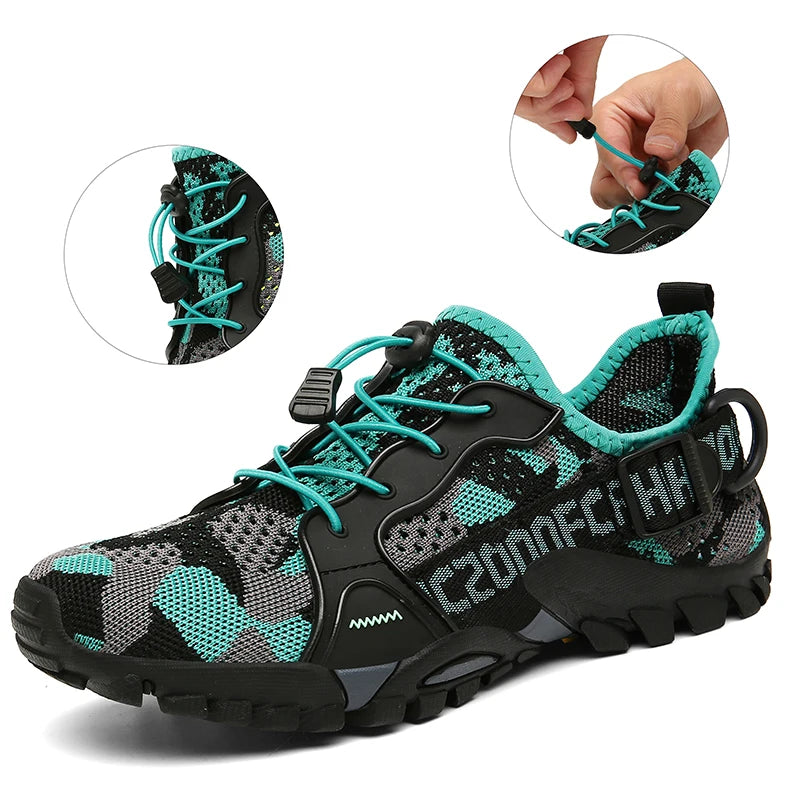 Unisex Hiking Shoes - Breathable Mesh Outdoor Non-slip Light Walking, Trekking, Beach Wading Shoes